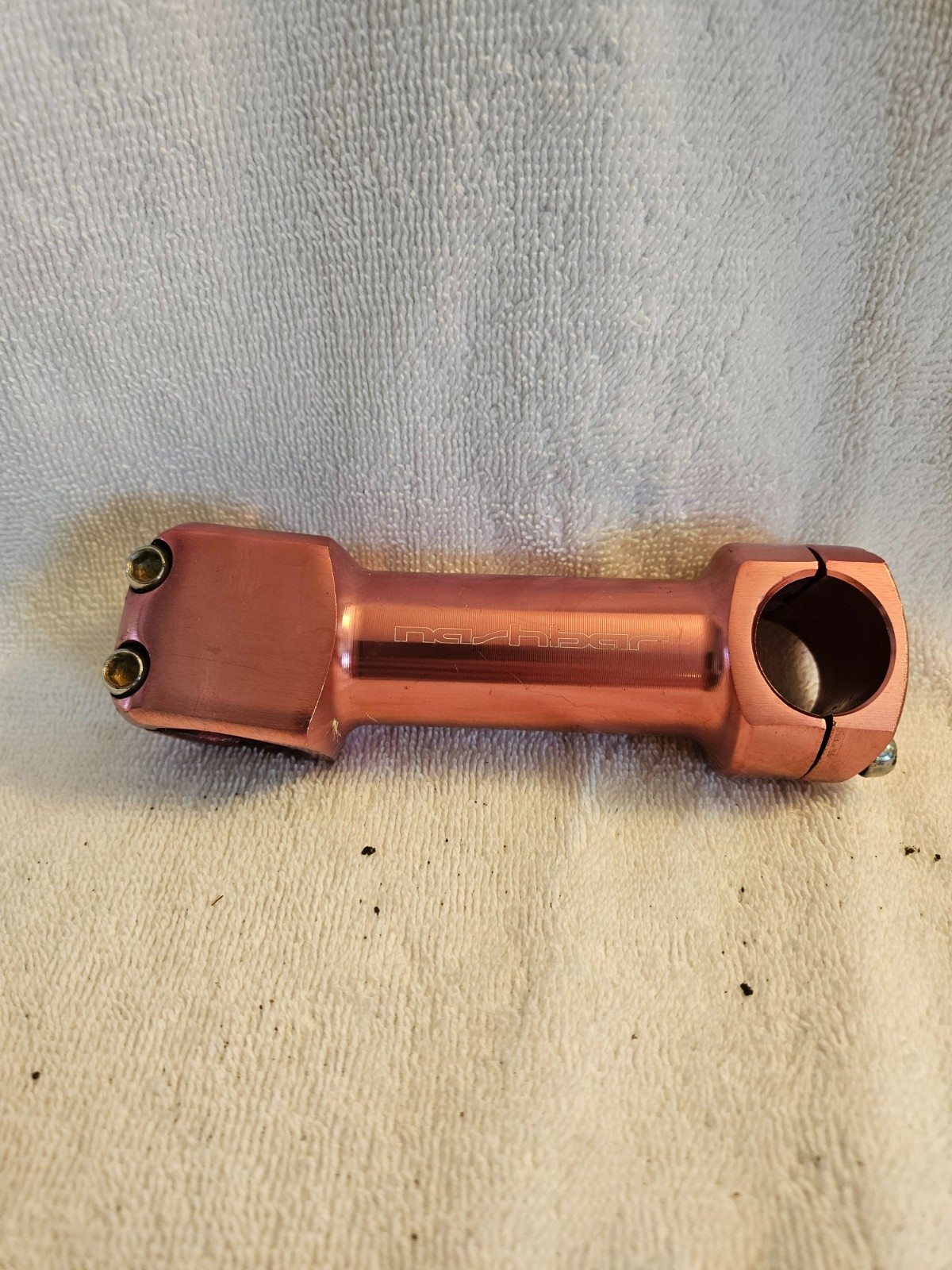 NASHBAR Bicycle red/pink Anodize Threadless Stem 1 1/8 in 110mm