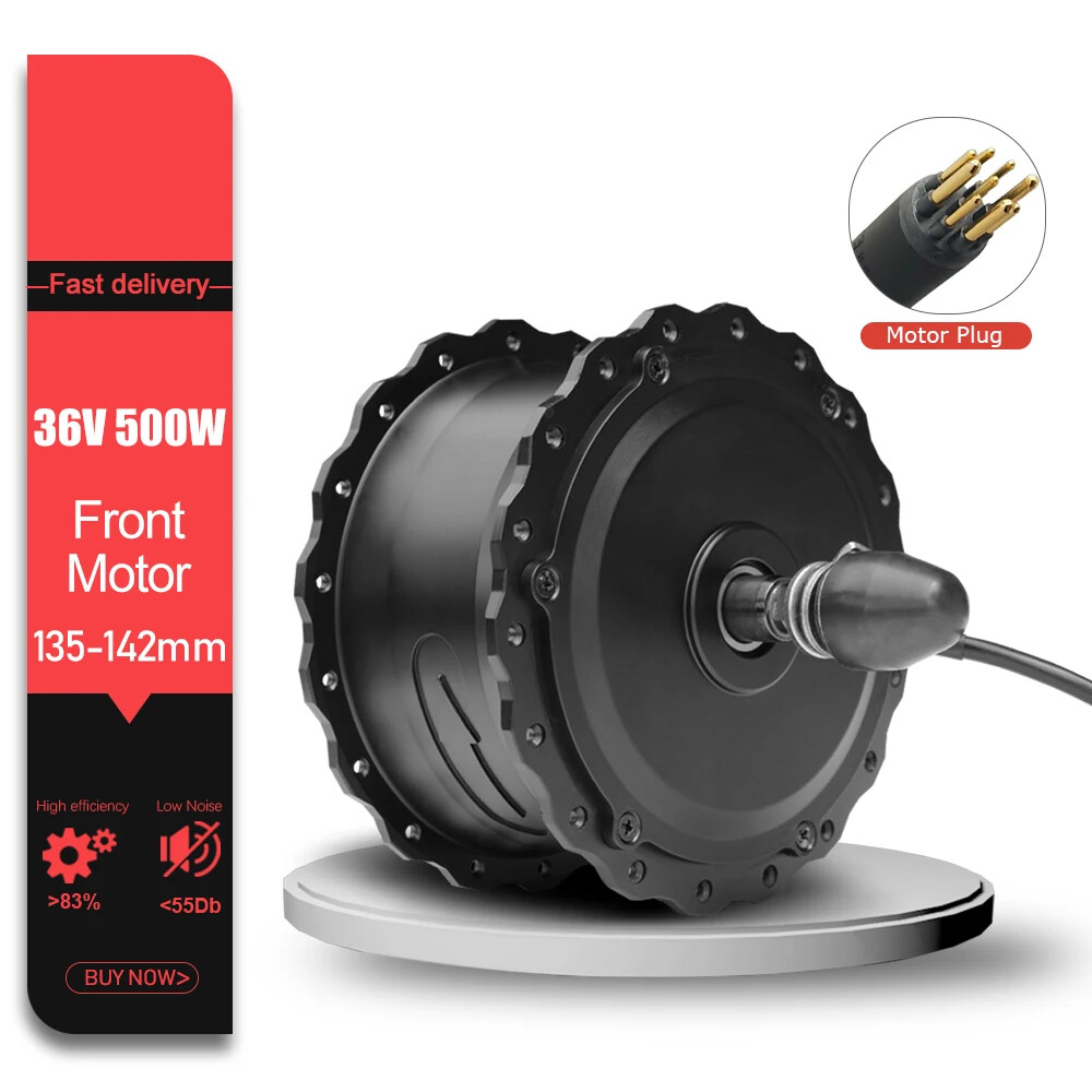 36V 48V 500W 20 24 26in Fat Front Rear Brushless Gear Hub Motor for Snow E-Bike