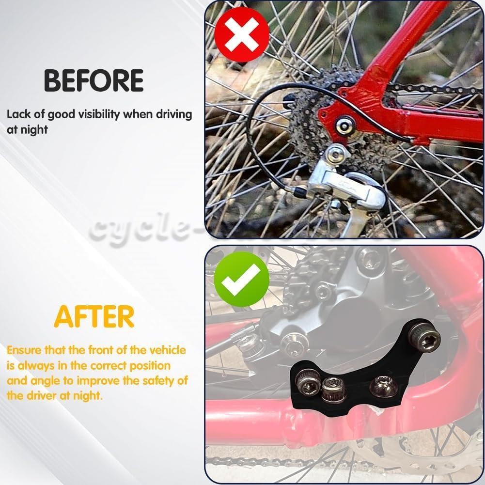 Disc Brake Frame Adapter Convert 22mm Hayes to I.S. 51mm For Schwinn Trek Klein