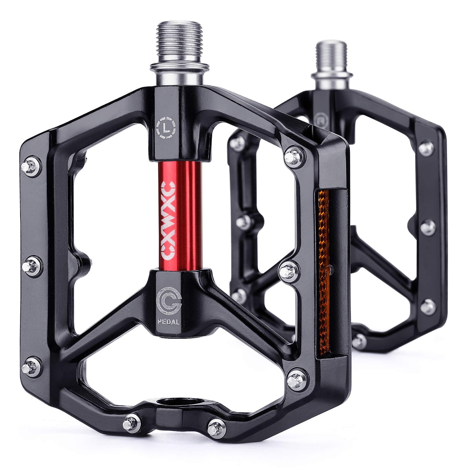 Road MTB Bike Pedals Aluminum Alloy Wide Platform Non Slip Flat Cycling Part