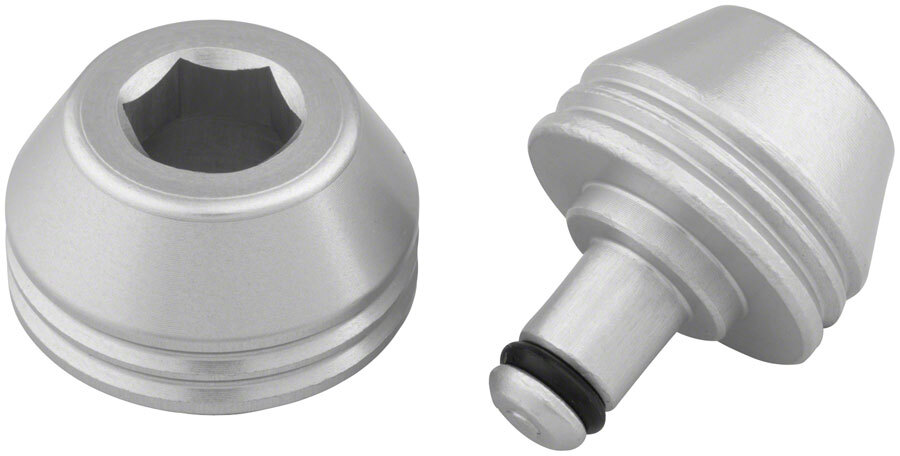 Wolf Tooth Axle Trainer Caps Silver For Wolf Tooth Rear Axles