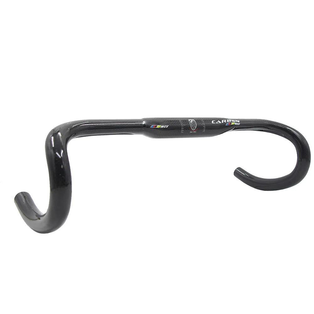 3K Full Carbon Fibre Road Bike Handlebar 31.8*380/400/420/440mm Bike Parts