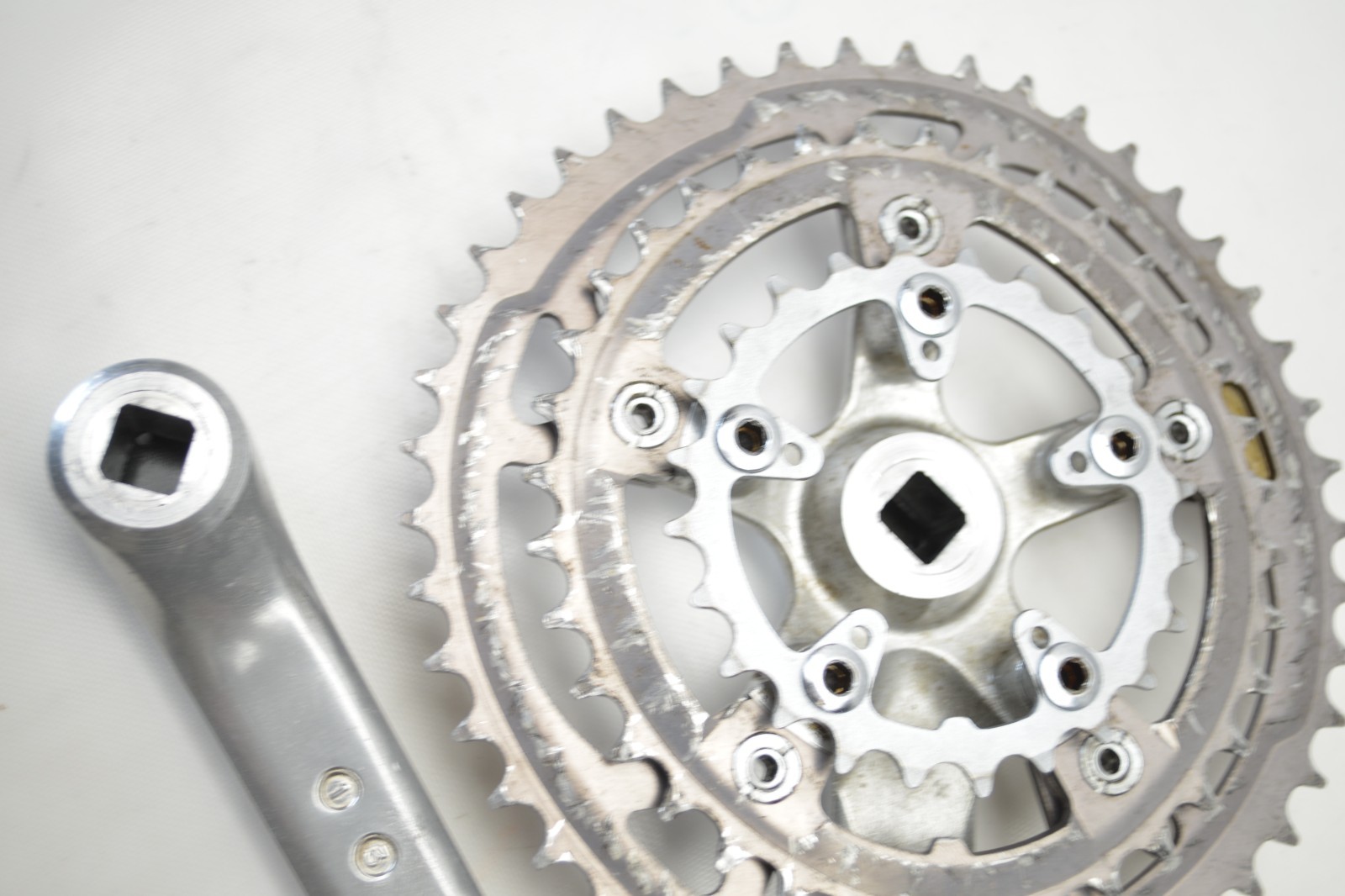 SHIMANO DEORE DX BICYCLE 175 MM BIOPACE-46/36 R 24 TOOTH JIS CRANKSET FC-MT60