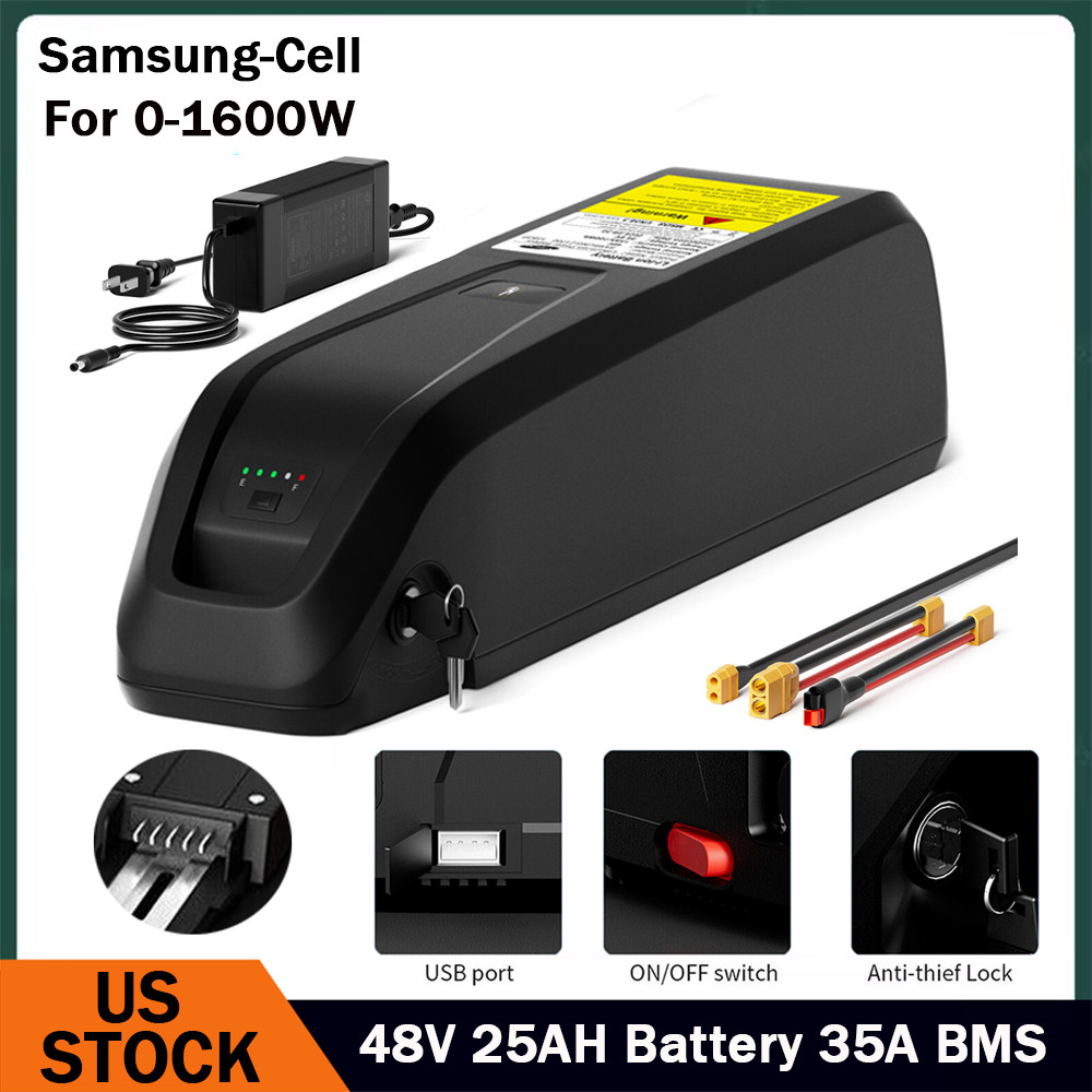 48V 25AH Hailong Battery Samsung-21700 Cell Electric eBike Battery Replacement
