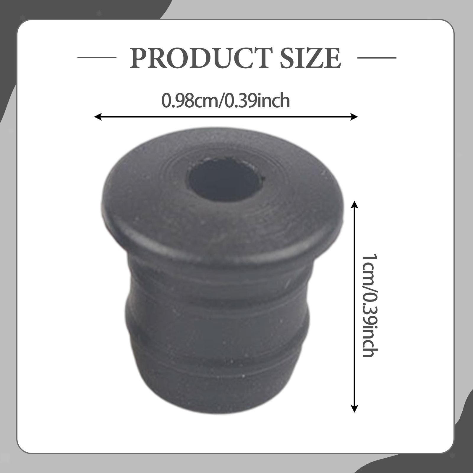 2 Pieces Bike Front/Rear Derailleur Rubber Plugs Bicycle End Caps for Sports