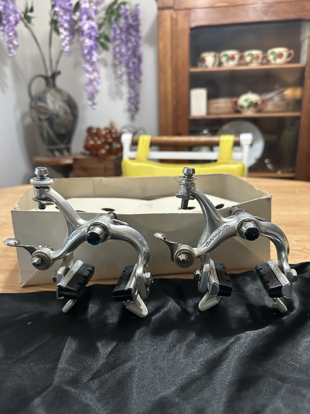 Campagnolo Super Record Brake Set Kit Calipers Levers Cables NOS & More Used