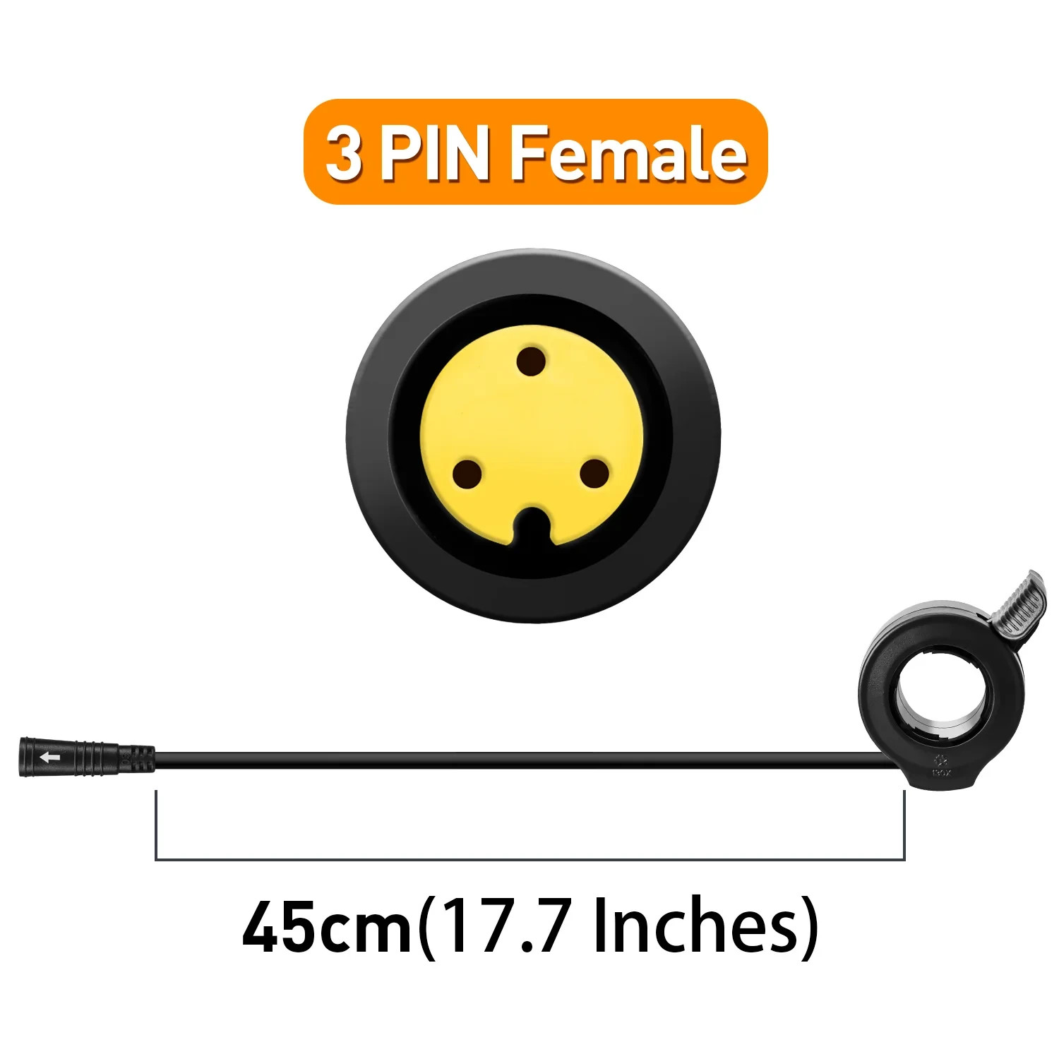 Zeekpowa Thumb Throttle for Bafang BBS01 BBS02 BBSHD –3-Pin Waterproof eBike Kit