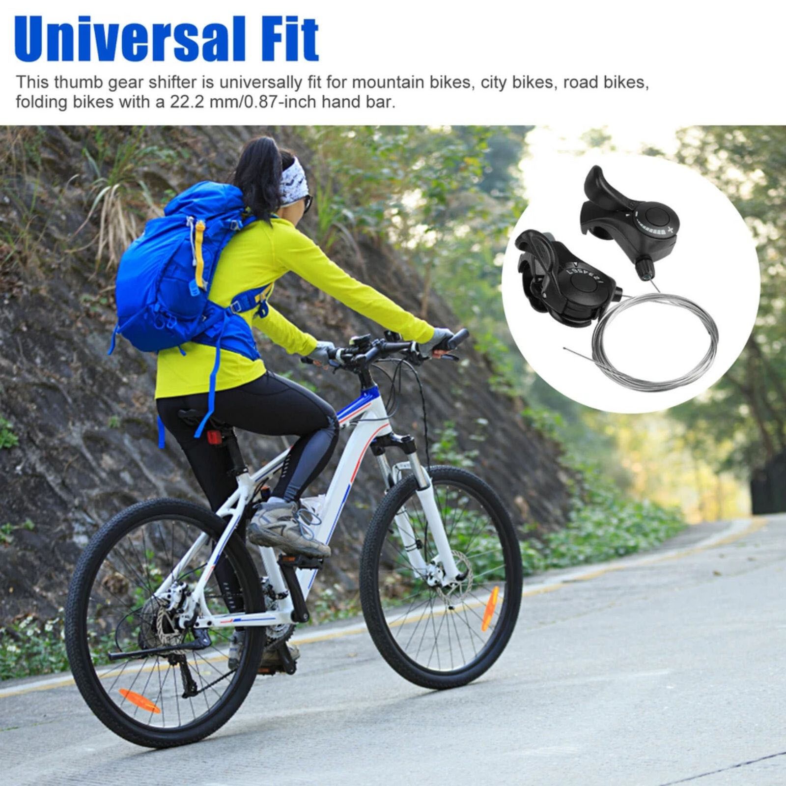 3×7 21-Speed Shifters w/Durable Construction Aluminum Steel & Premium Plastic