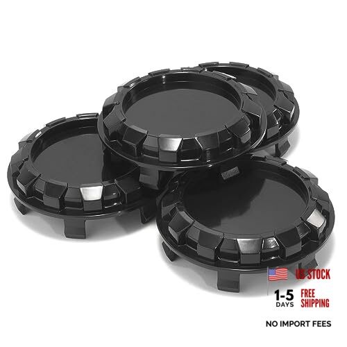 83mm(3.27in)/76mm(2.99in) Wheel Center Hub Caps for 2007-2013 Glossy Black