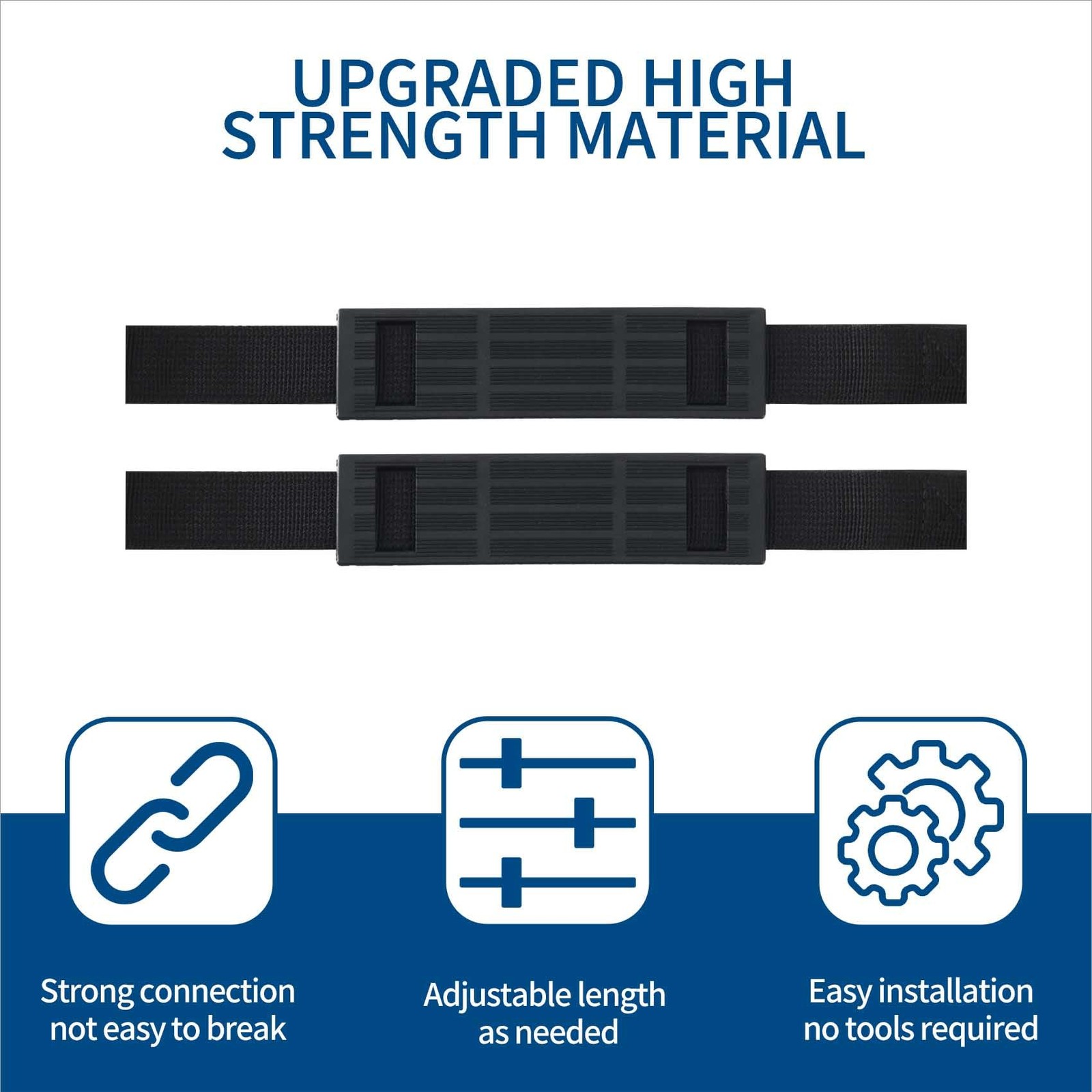 2 Pcs Adjustable Hoverboard Seat Attachment Straps with 2 Pcs Strap Protectors