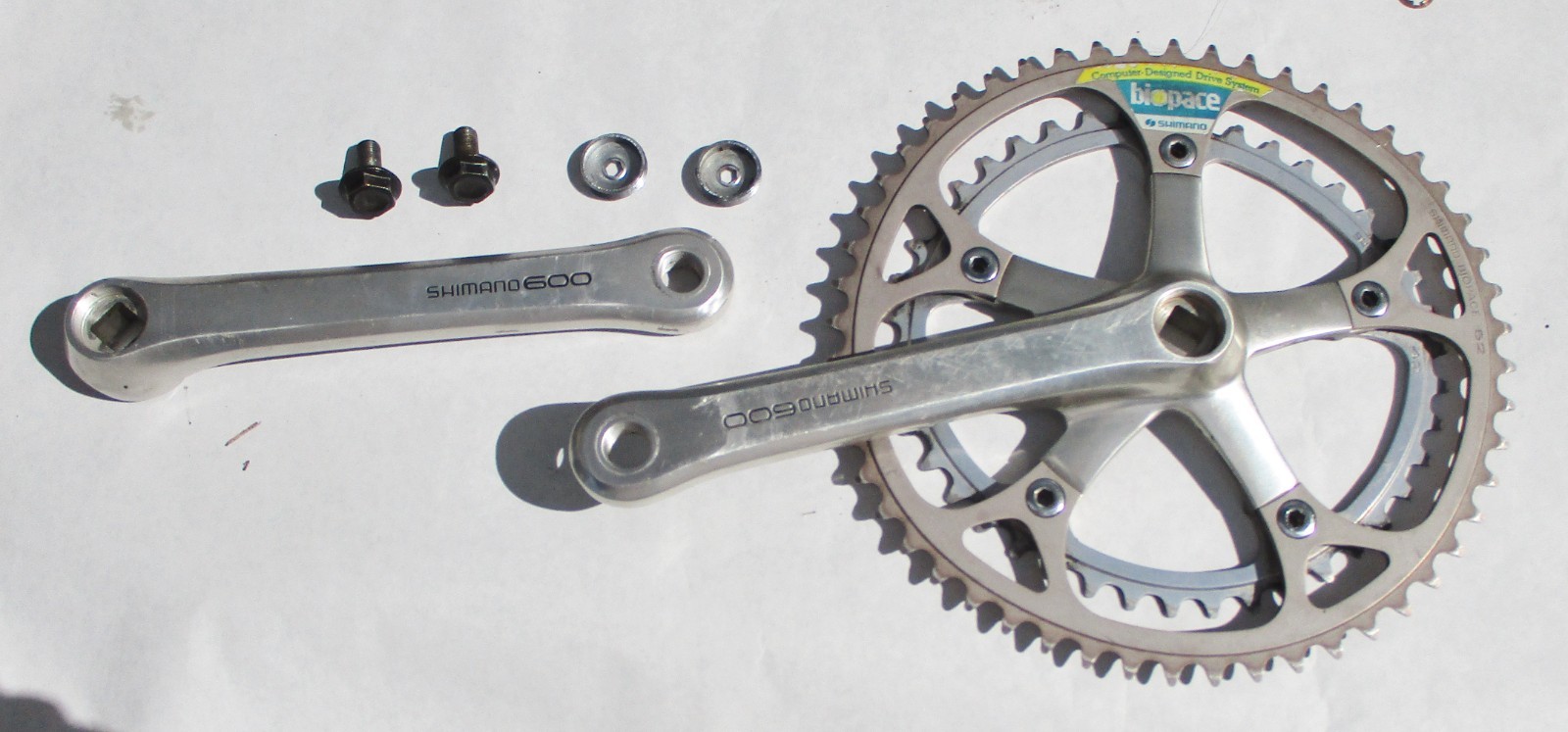 Components from Vintage Bridgestone Mile 112 Special Edition 6-Speed Road Bike