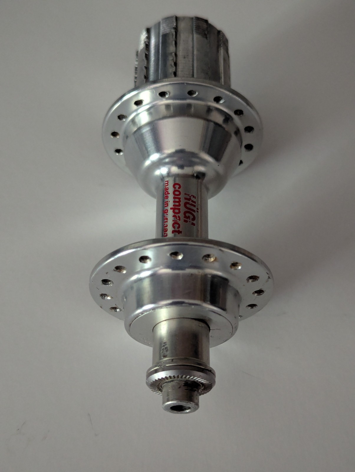 Hugi Compact hub Vintage 8/9/10 spd DT Swiss 32 spoke For QR