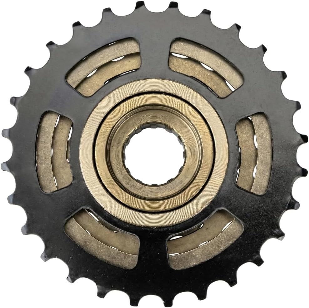 Bike Freewheel: Bicycle Freewheel Threaded Type Freehub Cycling Replacement Part
