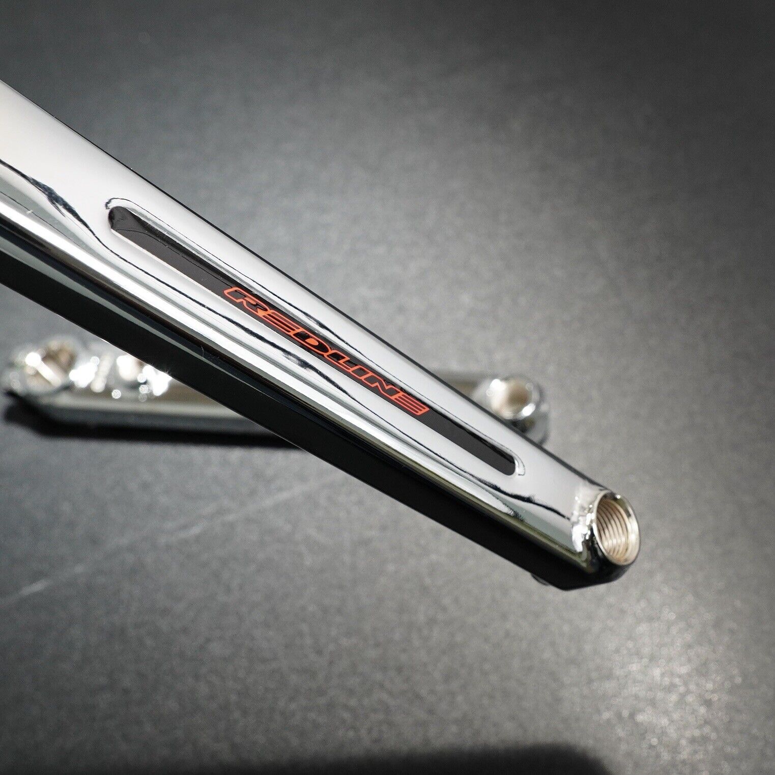 REDLINE FLIGHT Cranks BMX Crank Arms BMX 3-piece Cranks 175 mm Chrome Old School