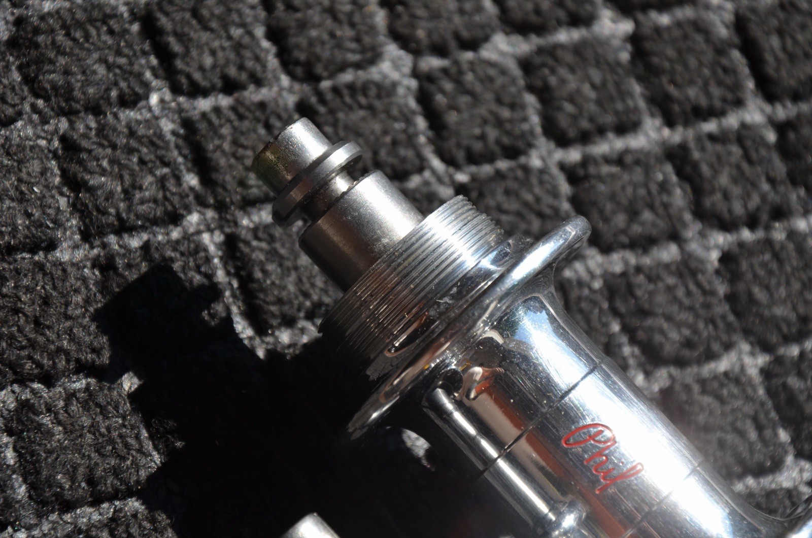 Phil Wood Low Flange Track Hub Silver 24/24H Double Fixed Fixed Gear
