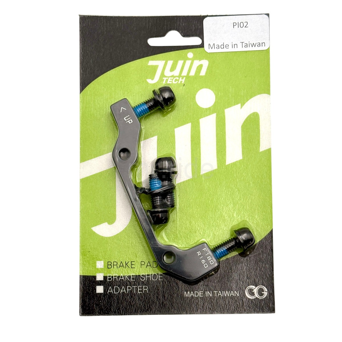 Bike PM Post Mount Caliper – Fork IS adapter Front 180/Frame Rear 160mm Black