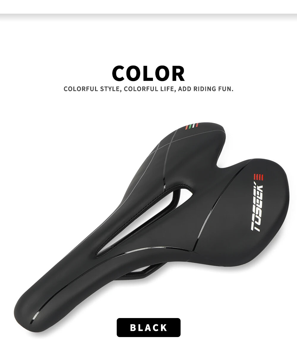 Plastic/Pvc Bicycle Saddle Breathable Leather Mtb Saddle Bicycle Accessories
