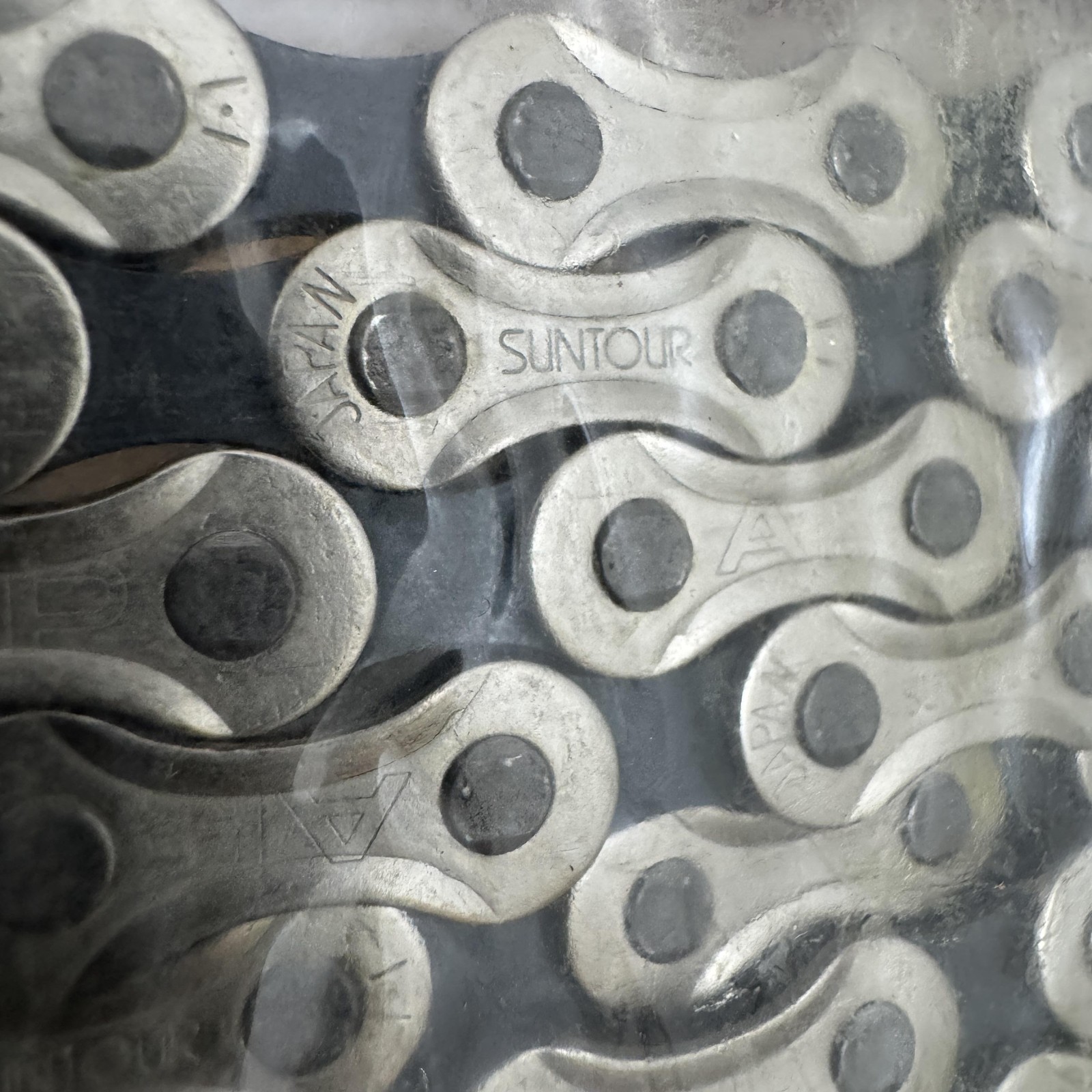 Vintage SunTour AP Bicycle Chain CH-AP10 116 Links Silver Japan NOS Road MTB