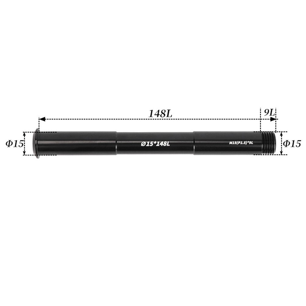 Black Aluminum Alloy Bike Front Rear Thru Axle Skewers for Bicycle Parts