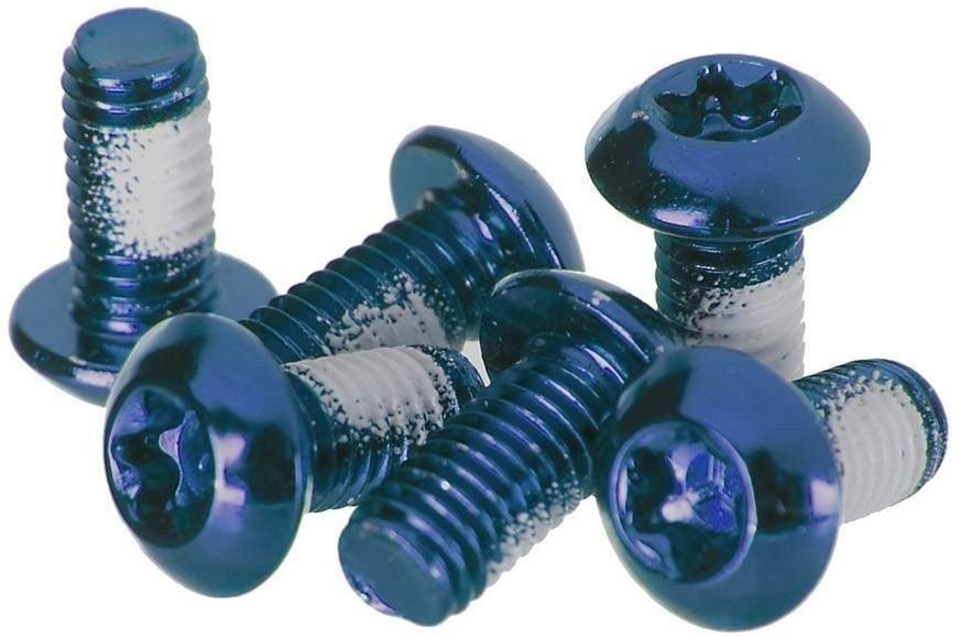 Clark’s Anodized Rotor Bolts, Pack of 6 – Blue