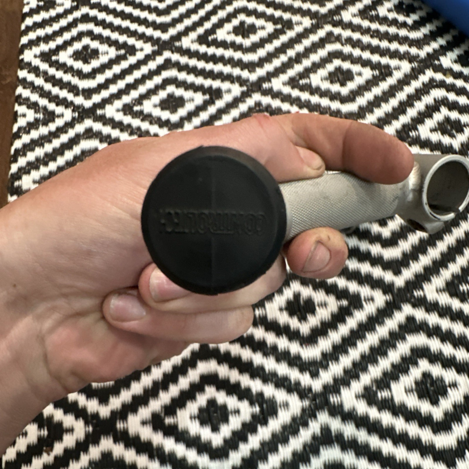 Control Tech Stix Aluminum Bar Ends Silver/Black