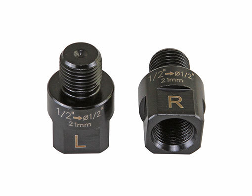 NEW! ORIGINAL PEDALS EXTENDERS 21MM 1/2 TO 1/2 BLACK.BIKE PARTS.