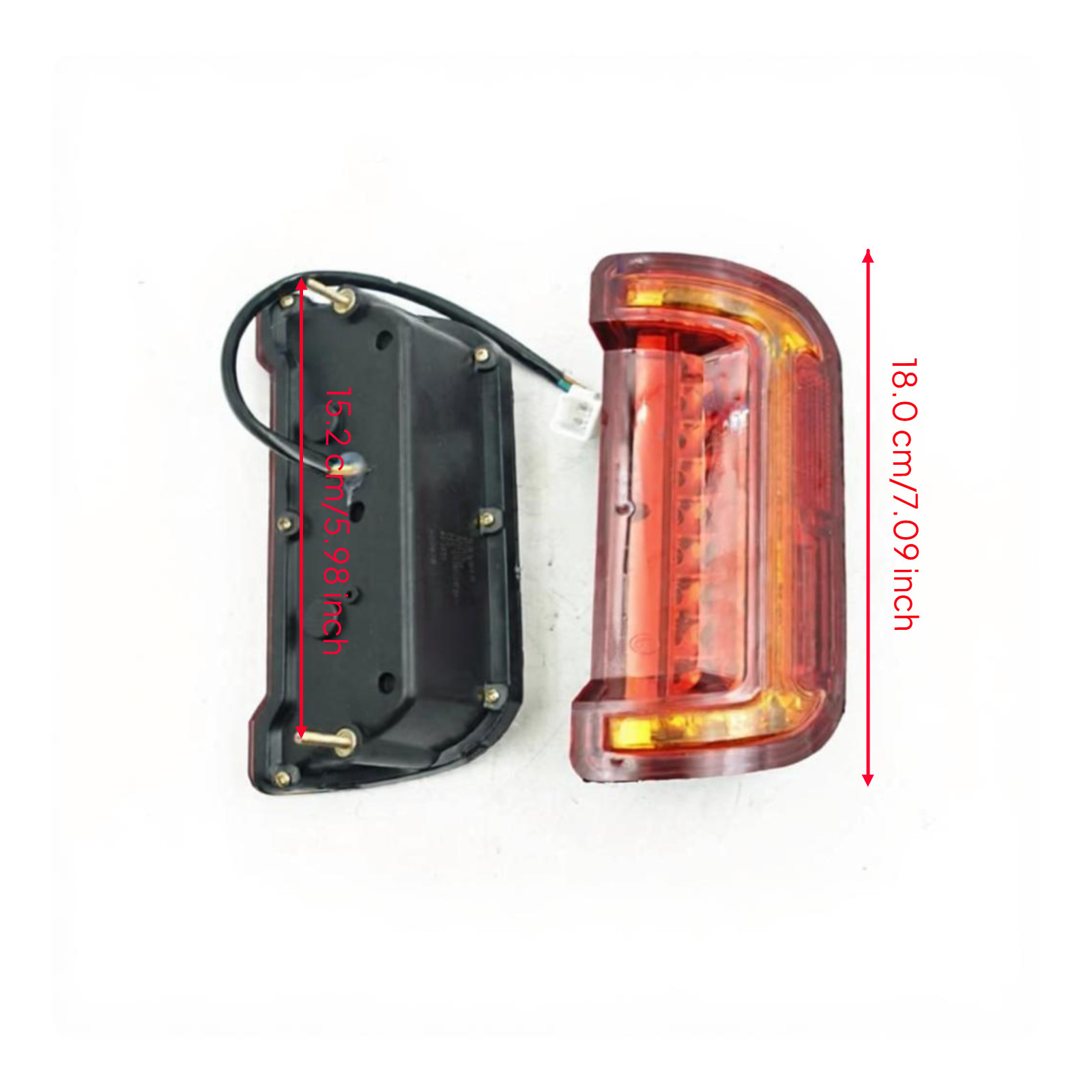 12V LED rear light for e-tricycle