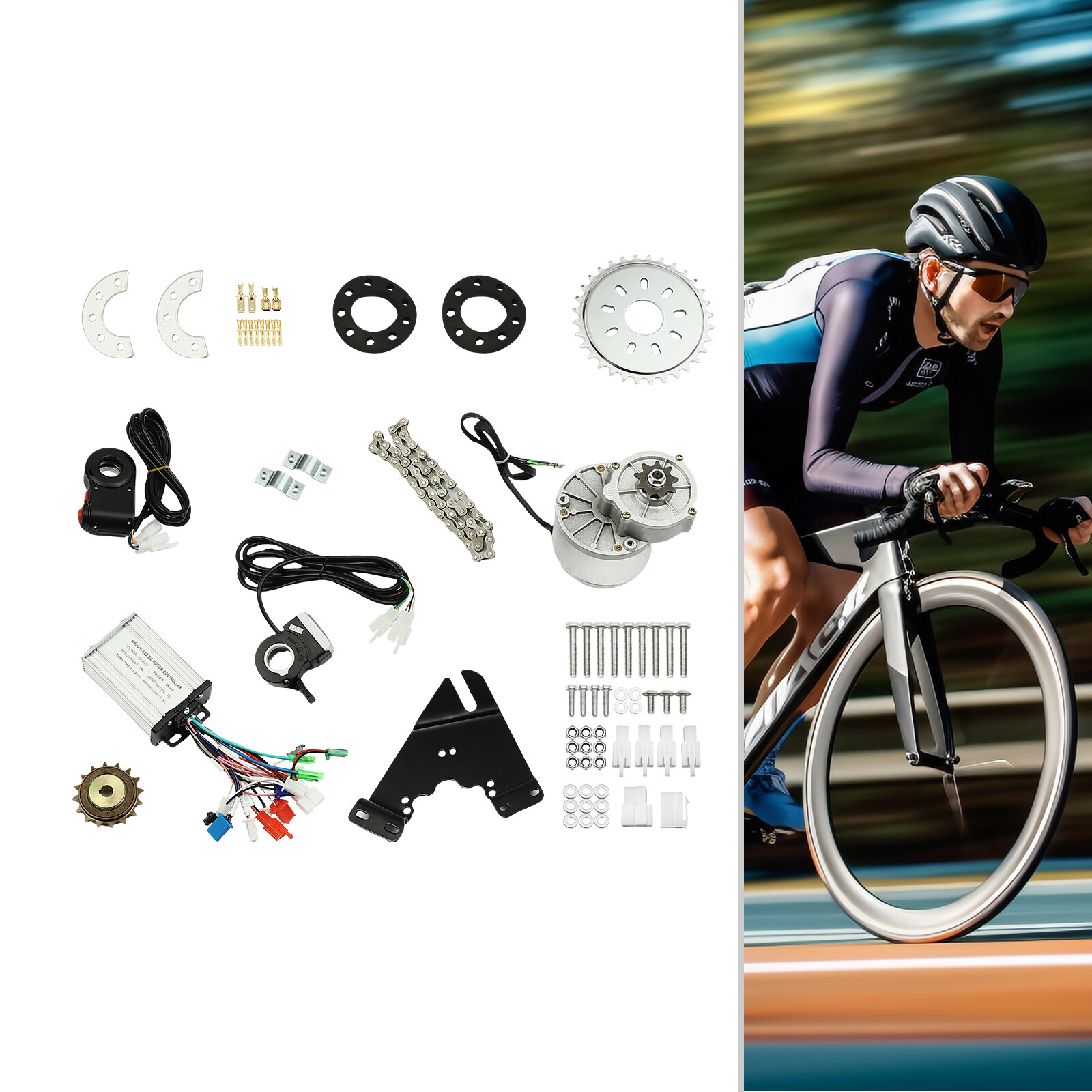 Electric Bicycle Motor Kit Electric Bike Conversion Conversion Installation Kit