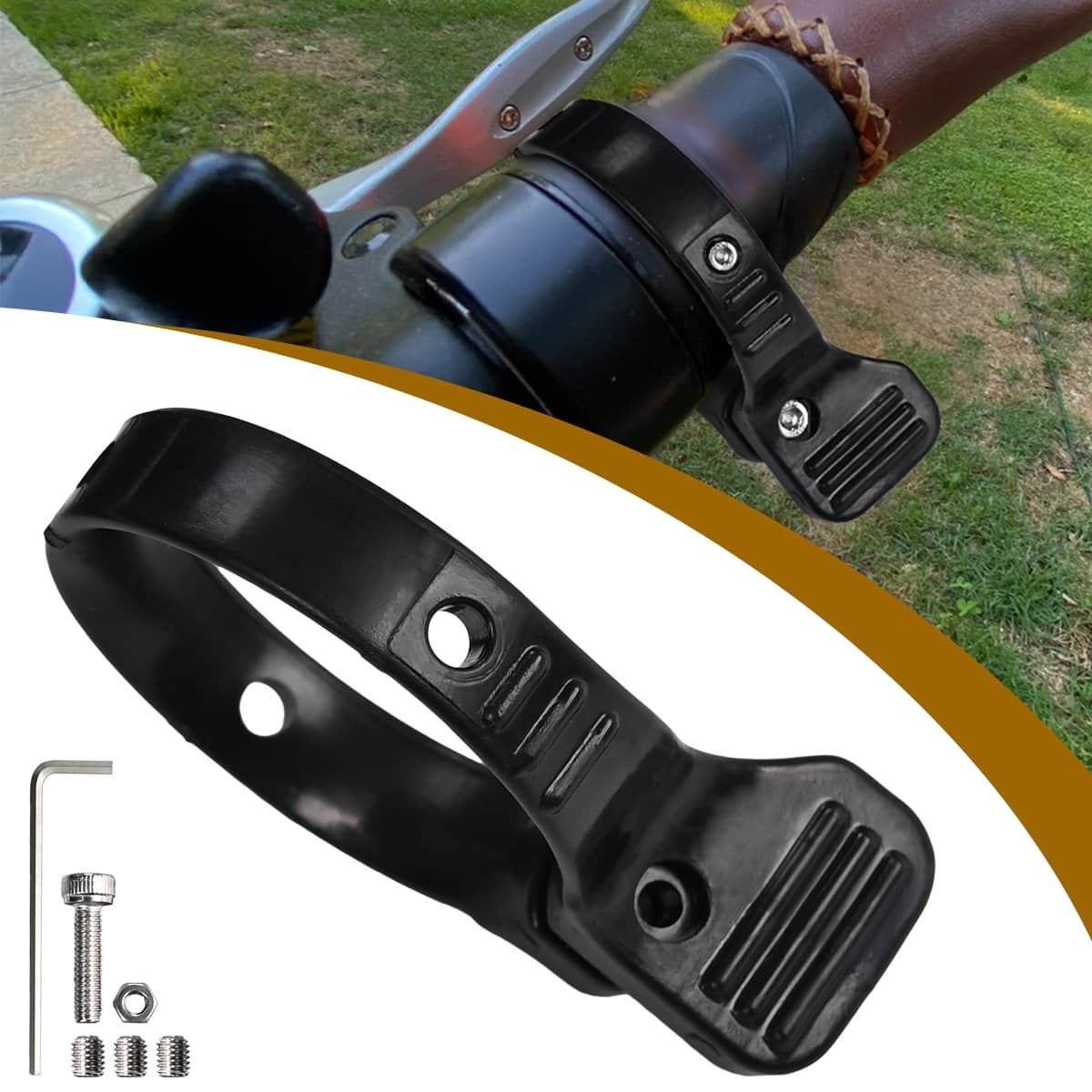 Black Ebike Thumb Throttle Adapter for Rad for Lectric for Himiway Ariel Rider