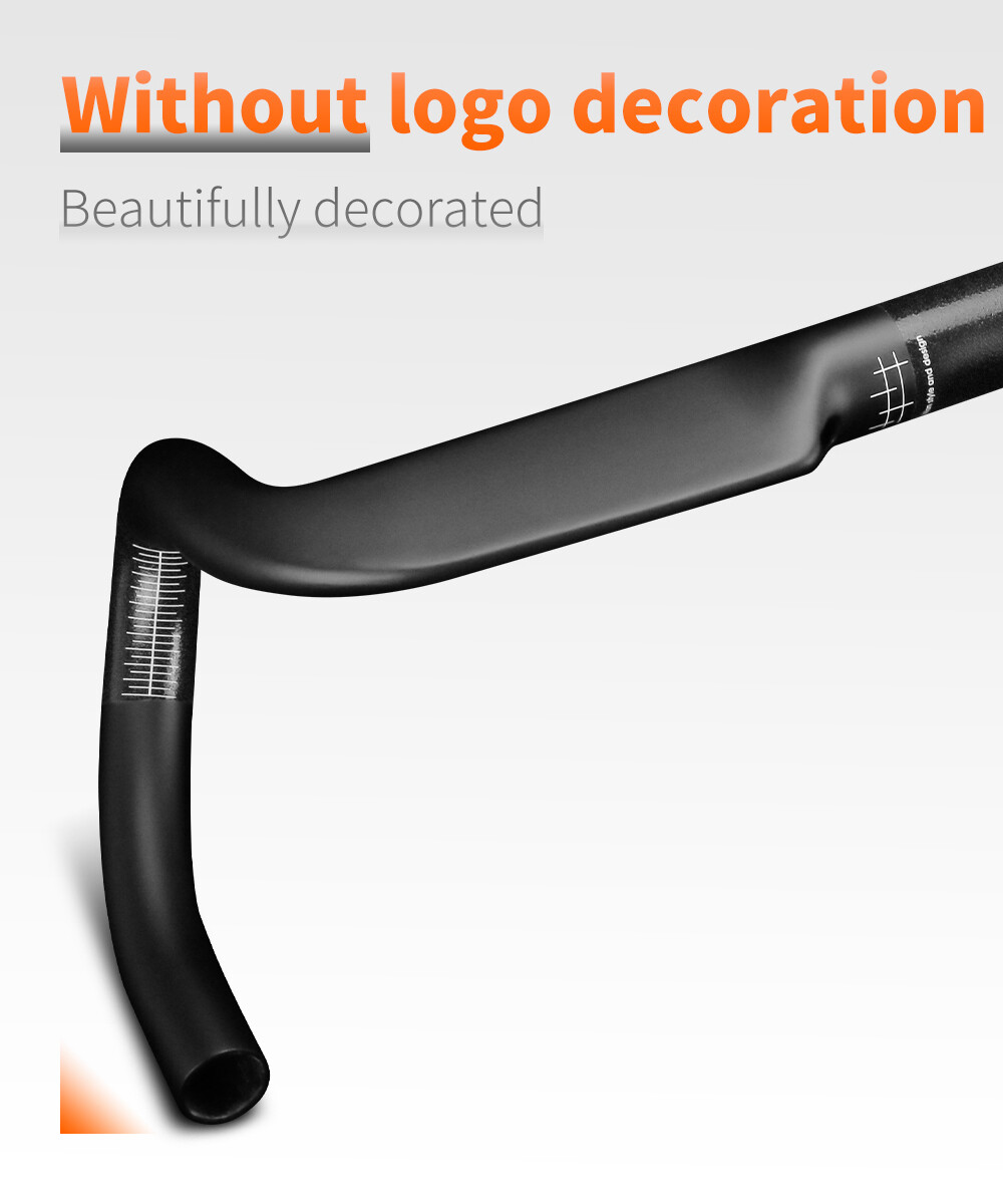 Carbon Handlebars Road Bike Outward Angle Drop Bars 31.8mm Bicycle Handle Bar