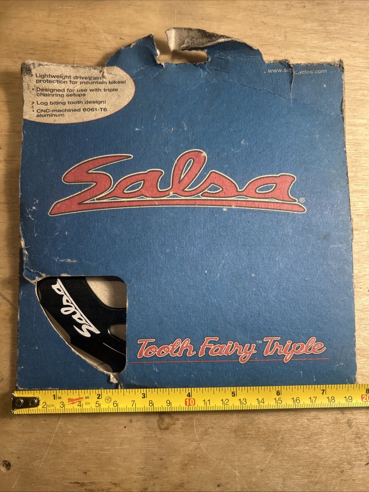 Salsa Tooth Fairy Triple Chainguard 44T Max Chainring 104 mm Spacing