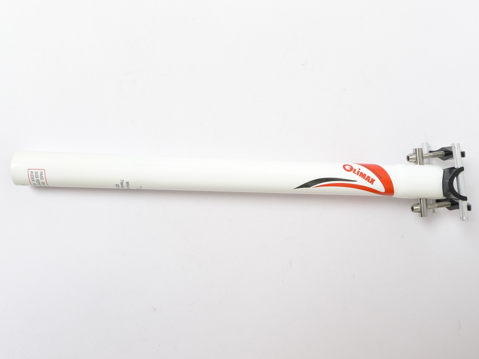 mr-ride 130g,27.2×350 Climax SP02B UD gloss carbon Seatpost Ti bolt White