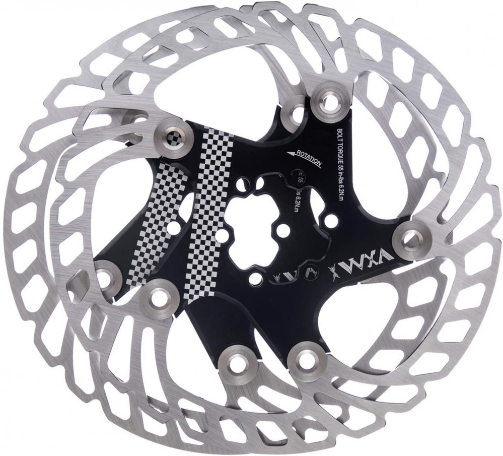 YBEKI Bike Disc Brake Rotor 140mm 160mm 180mm 203mm disc 180, black