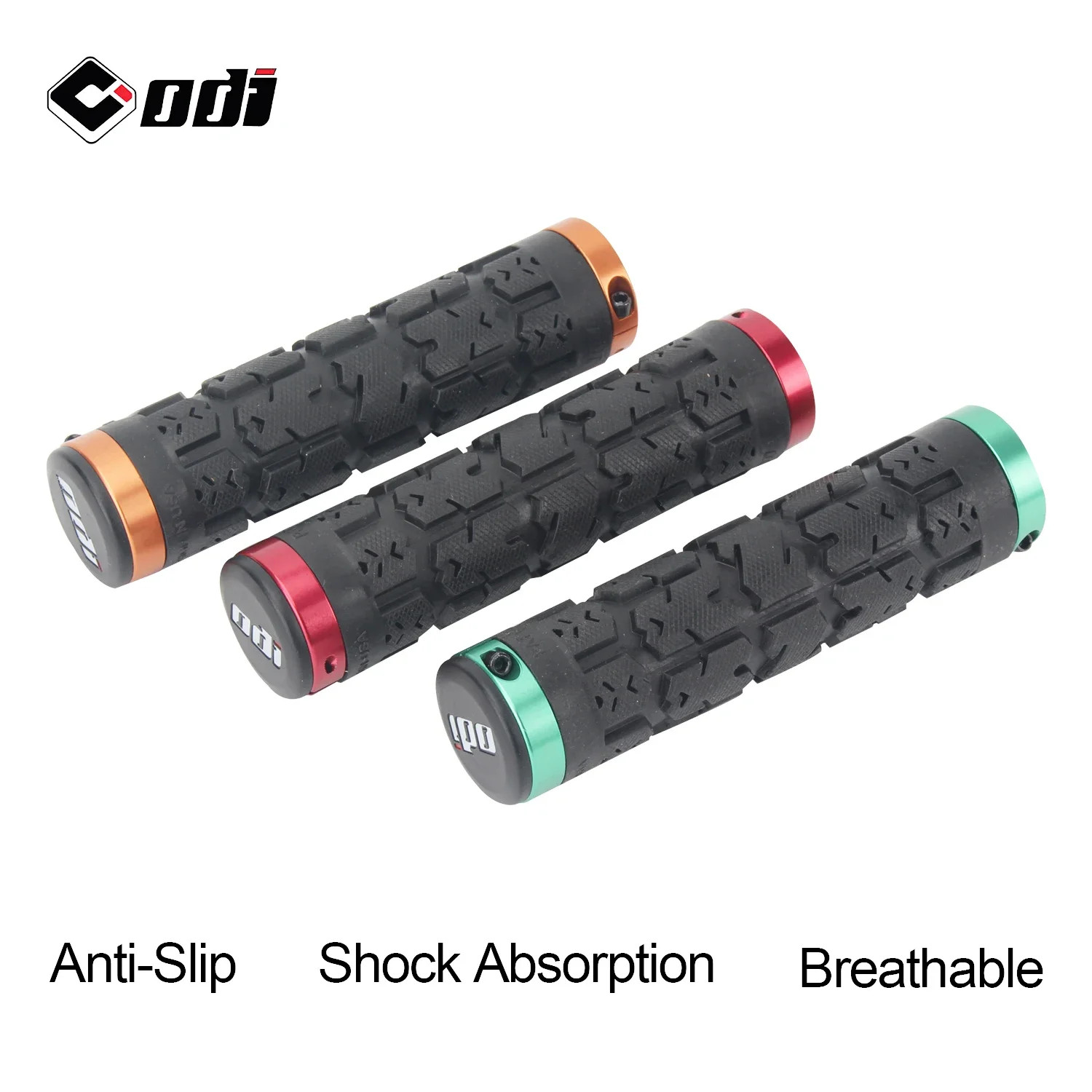 RG01 Lock-On Bike Grips Dual Lock MTB Road Anti-Slip Shock Absorbing Handles