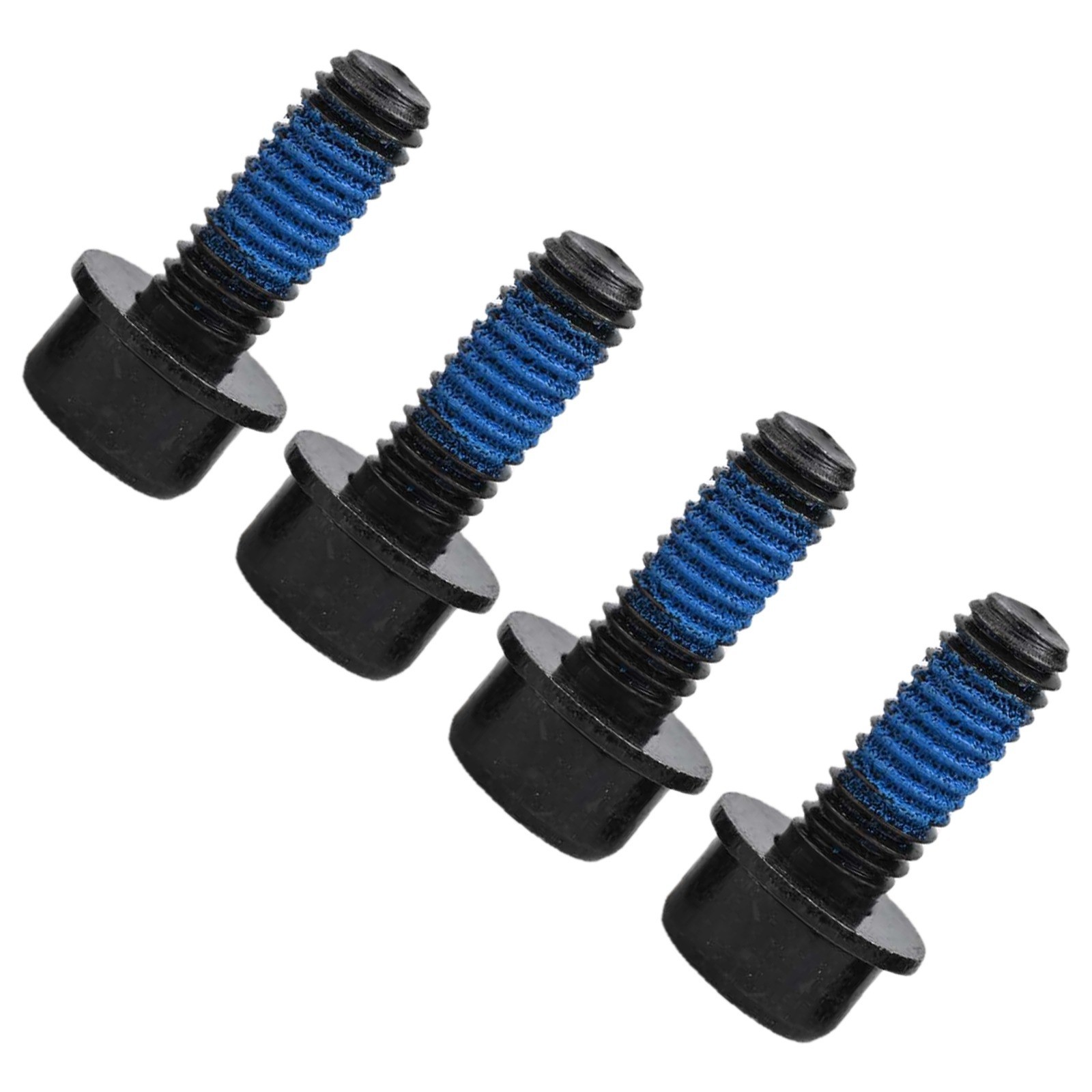 High Carbon Steel Brake Caliper Fix Screws Set of 4 M6*18mm Black Long lasting