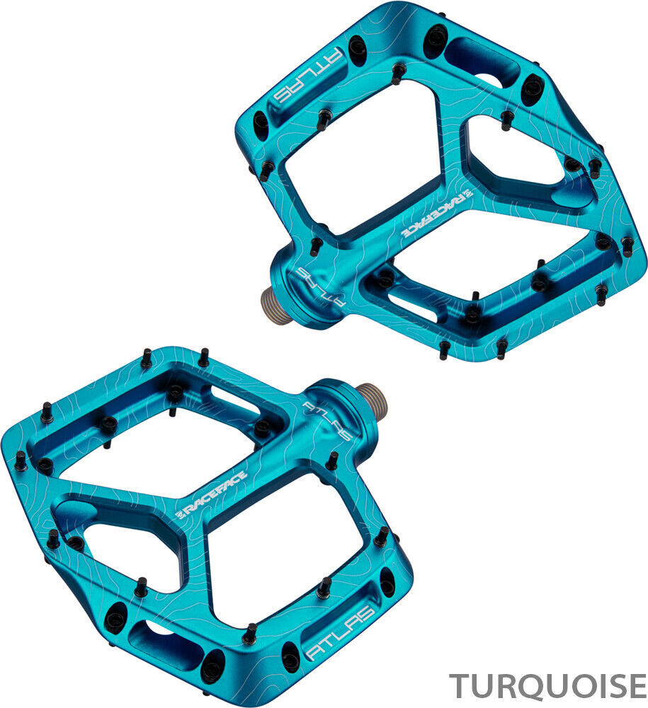 Race Face Atlas Platform Pedals 9/16″ Mountain Bike MTB Alloy Pedal 8 Colors