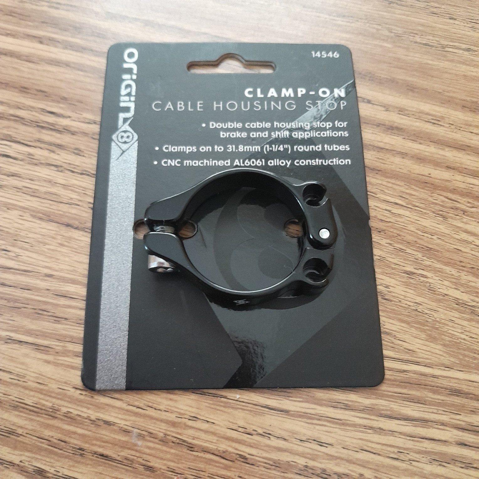 Origin8 Double Clamp On Cable Housing Stop For Shifters or Derailleurs 31.8mm