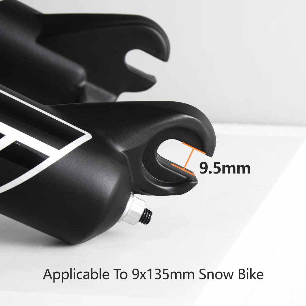 Snow E-bike Supension Air Fork 20/26inch Fat Tire MTB Front Fork 100mm Travel