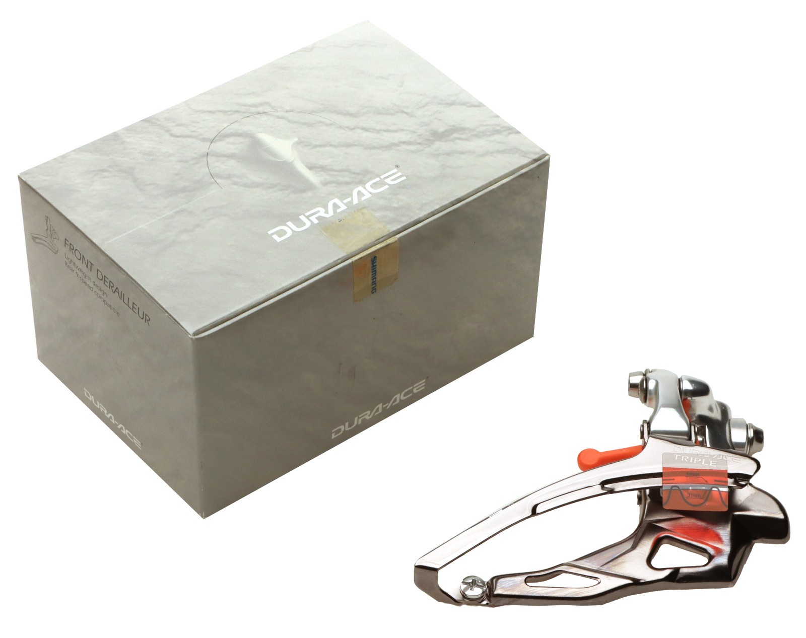 Shimano Dura-Ace FD-7703 Front Derailleur 3x9s Braze-On Silver NOS