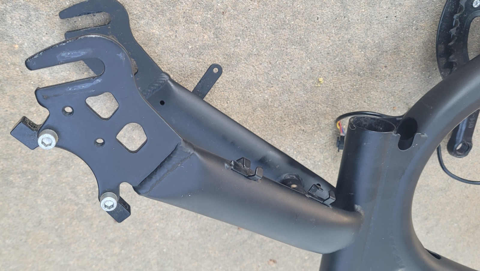 Jetson Bolt PRO Frame, Crank, Pedals assembly ﴾ BIKE PARTS ﴿‏