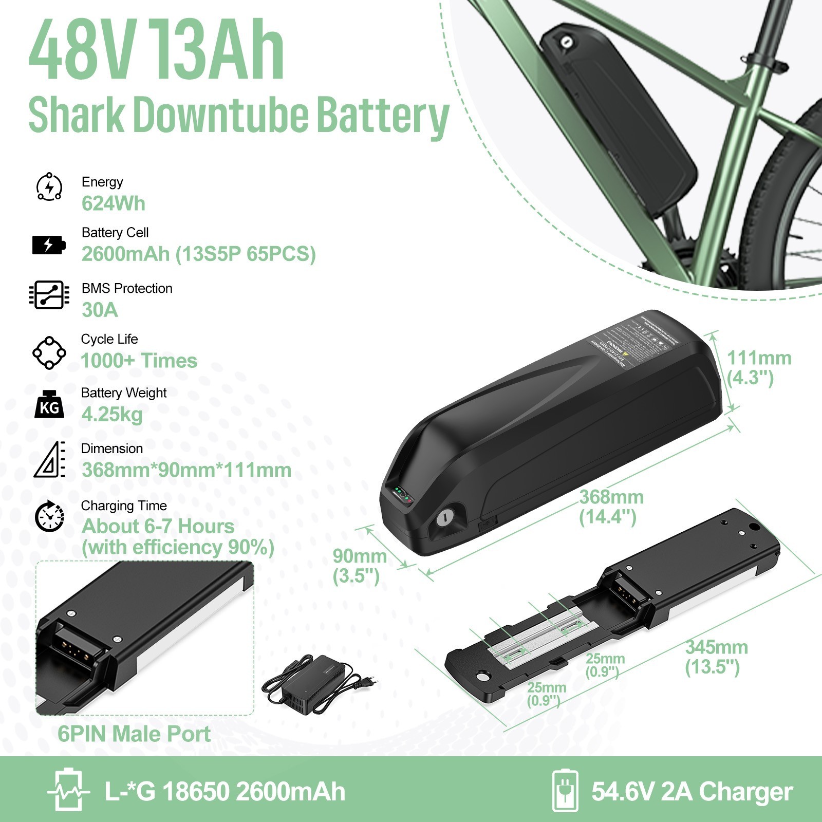 48V 500W Bafang Front hub Motor 20”26”700C Wheel Electric Bike Conversion Kits