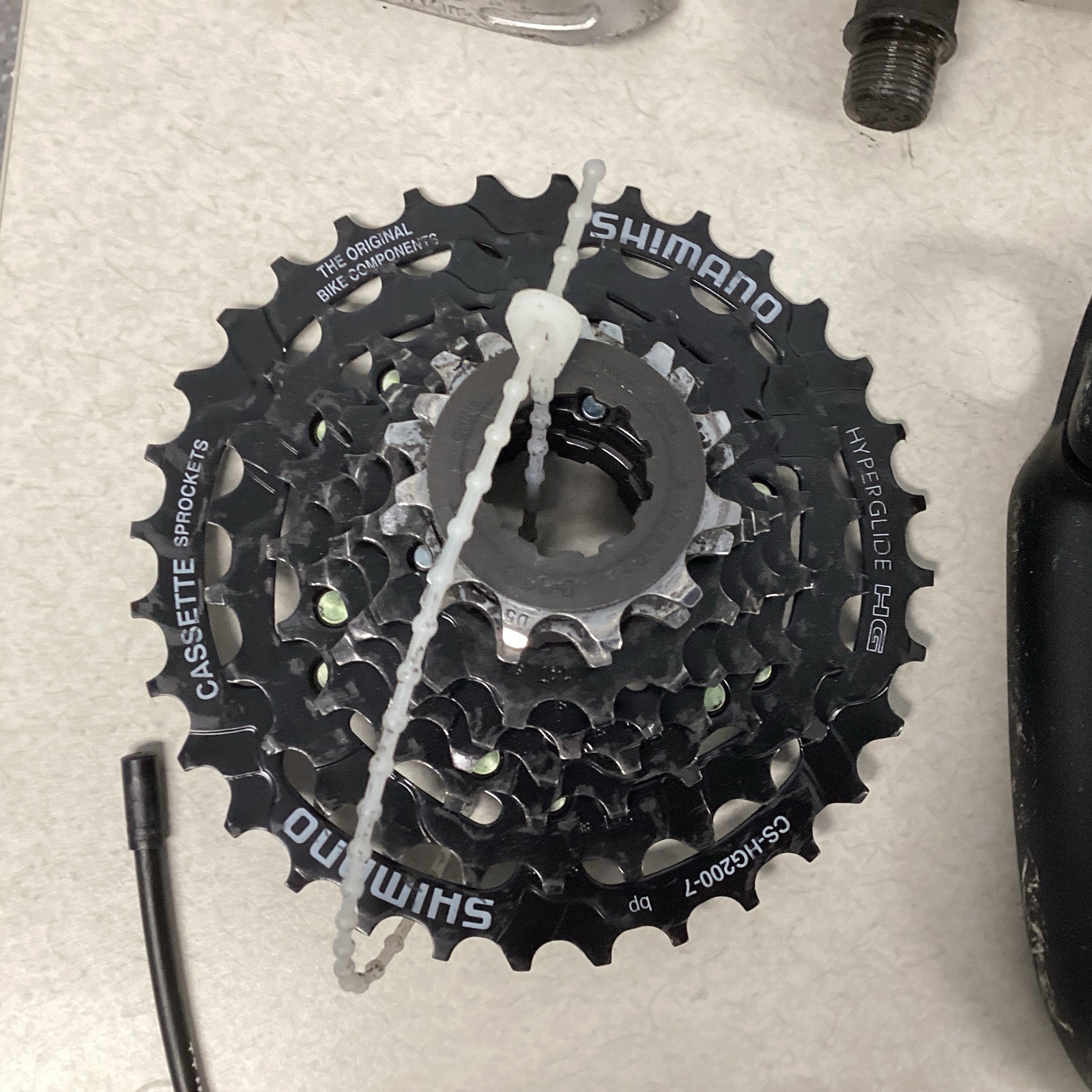 Lot Of Assorted Bicycle Parts – Derailleurs, Brakes, Saddles, Cassette, etc. #1