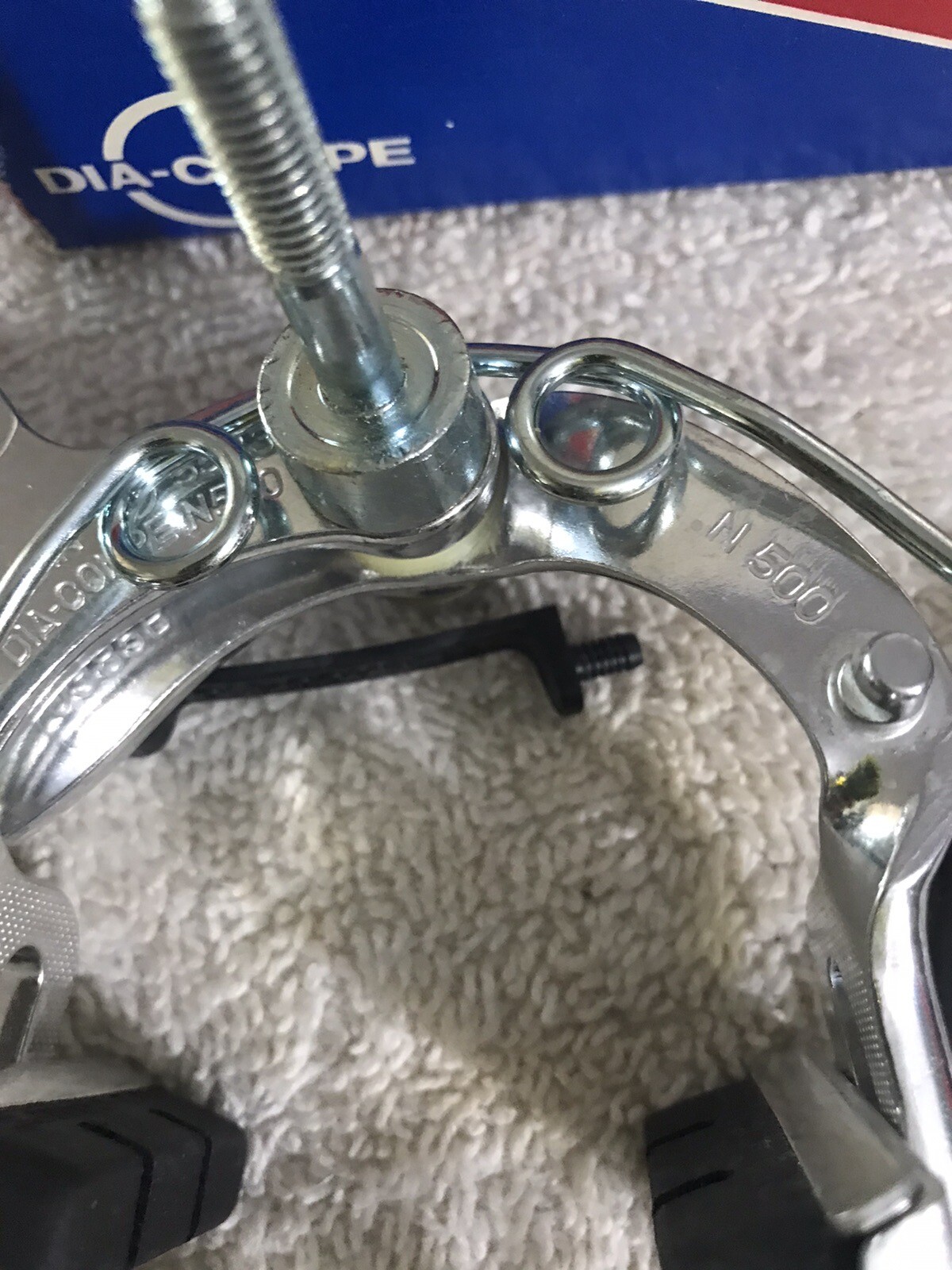 Dia-Compe N500 brake Caliper rear road bike – or convert to rear MINI NOS
