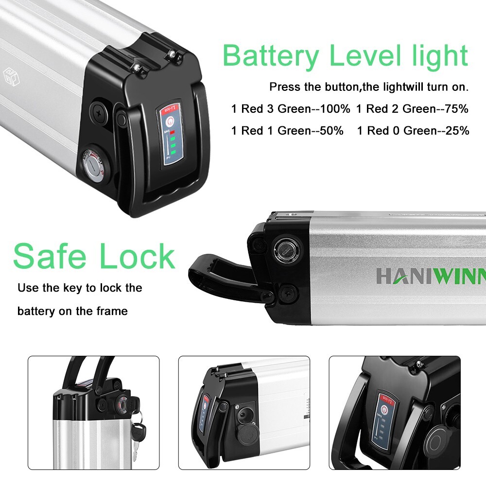 Electric Bike 48V 12.5AH Rechargeable Li-ion Battery FOR ANCHEER Gocio Fold24