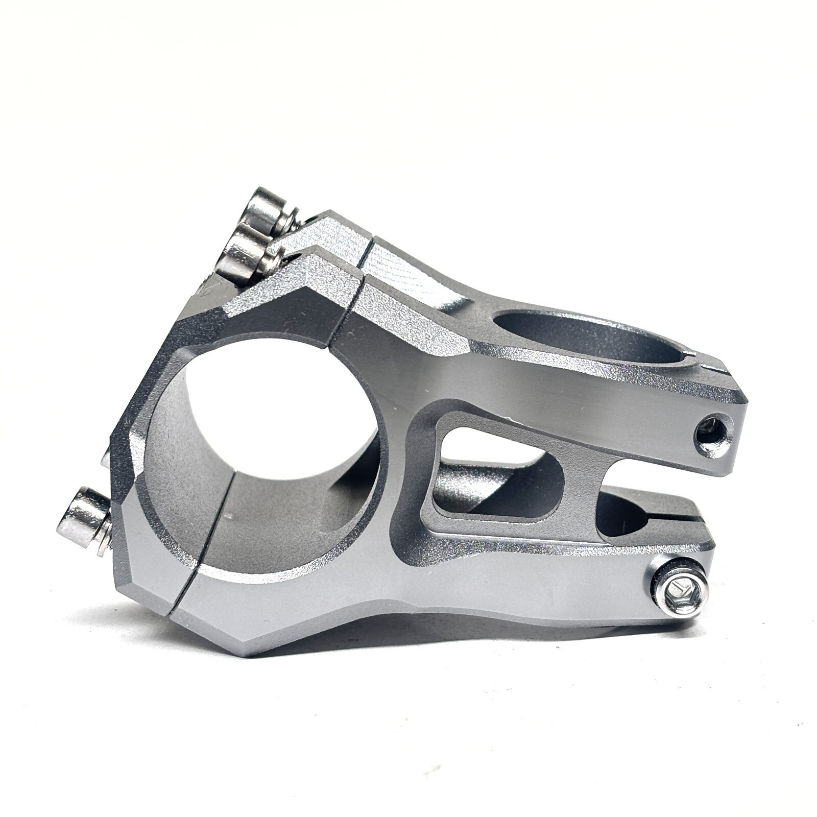 Funn Strippa EVO MTB Stem, Bar Clamp 35mm (Length 45mm, Gray)- Clearance Sale