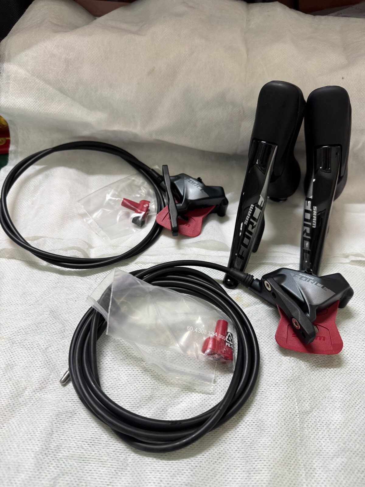 SRAM Force eTap AXS 12 Speed HRD Disc Shift/Brake Pair