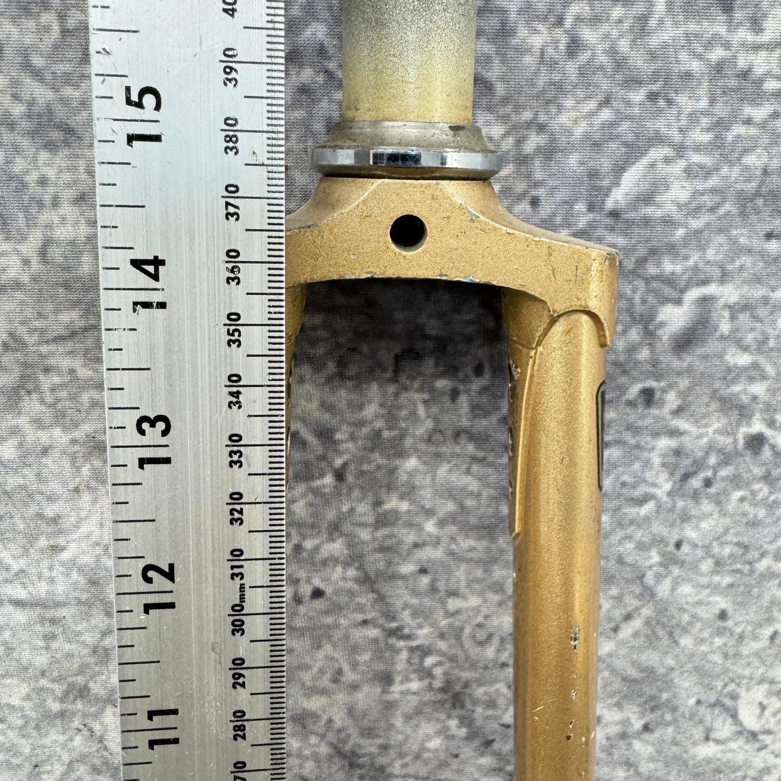 Vintage Miyata 700c Fork 1 In Threaded Road Bike Gold CRMO Lugged Steel 80s 6.5