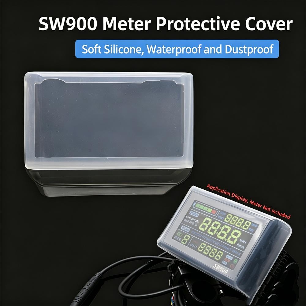 Silicone Clear Protective Cover for E-Bike SW900 LCD Display Waterproof Cover