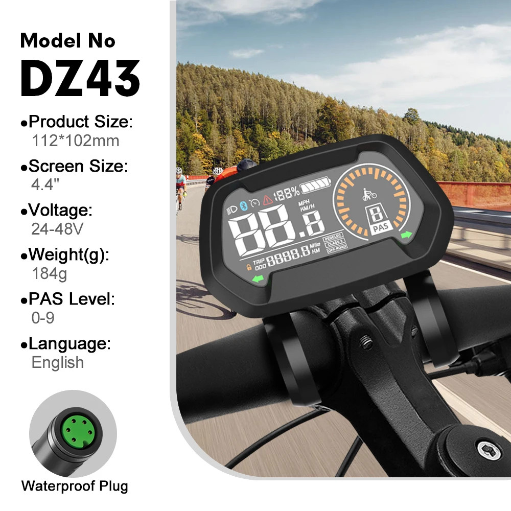 Ebike Bafang DZ43 Computer UART 0-9 PAS Speed BBS01B/BBS02B/BBSHD Mid Motor