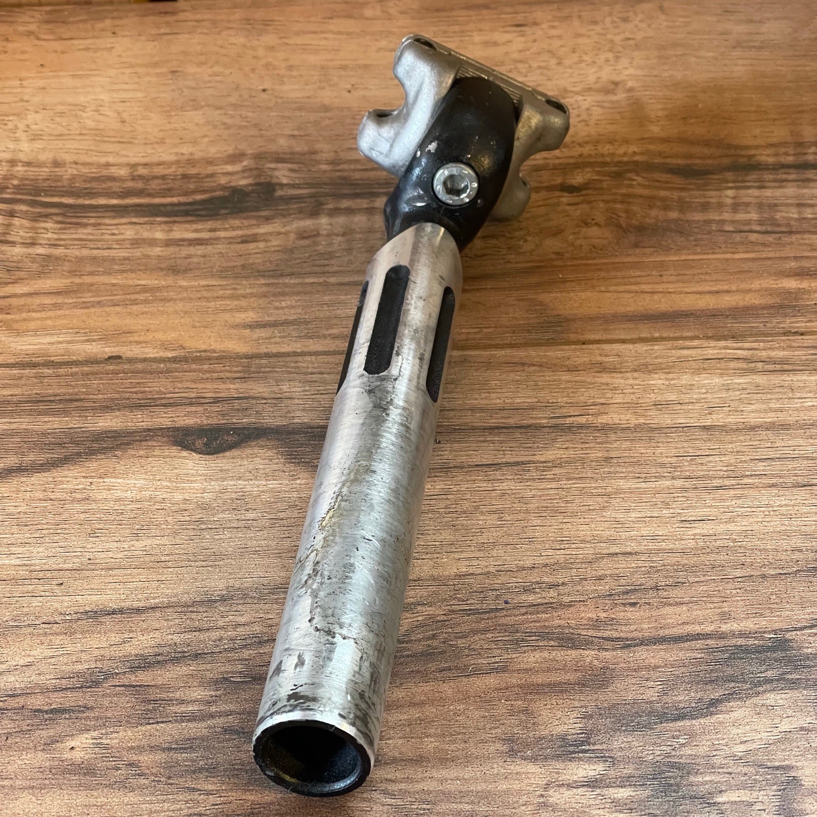Vintage Selle San Marco Fluted Seatpost 27.2 220 Black Forged Head Eroica